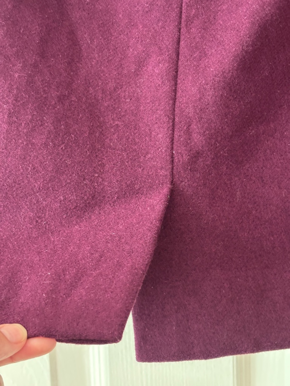 J Crew "The Pencil Skirt" - Berry Size 00P - Picture 7 of 9